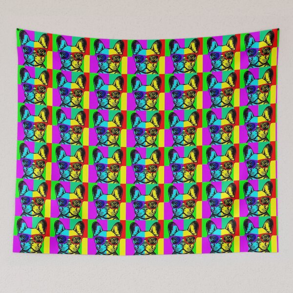 Item preview, french bulldog pop art designed and sold by Flashboy.