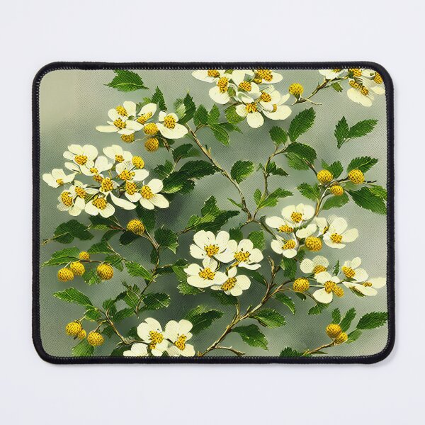Item preview, Hawthorn Blooms for May designed and sold by FamiliarPufferfish.