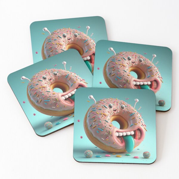 Artikelvorschau, Cartoon Donut V2 entworfen und verkauft von GummywormDesign.