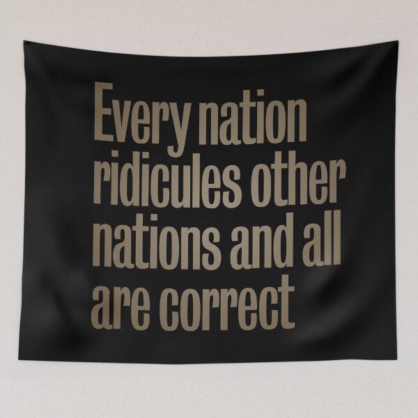 Item preview, Every nation ridicules other nations and all are correct. v.6 designed and sold by x1brett.