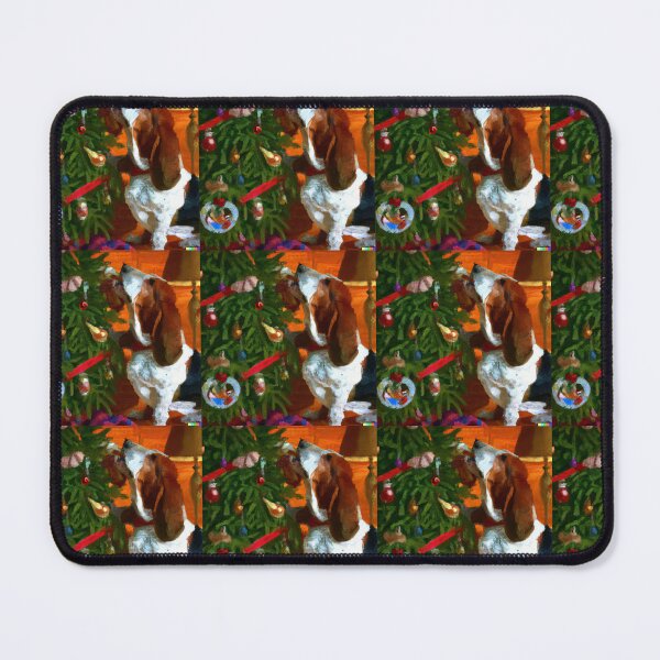 Item preview, Basset Hound decorating tree  designed and sold by GhostlierNation.