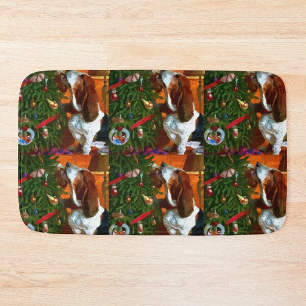 Item preview, Basset Hound decorating tree  designed and sold by GhostlierNation.