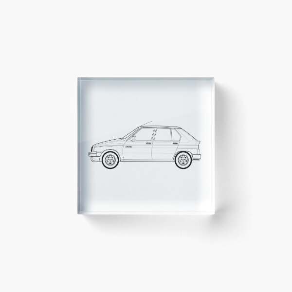 Item preview, Cit roen Visa Chrono Outline Artwork designed and sold by RJWautographics.