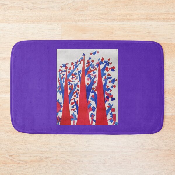 Item preview, Water color triangle tree designed and sold by fbtrisha.