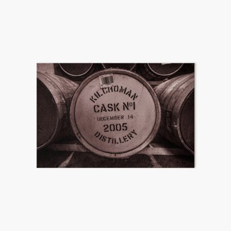 Kilchoman Distillery Cask 1 Art Board Print