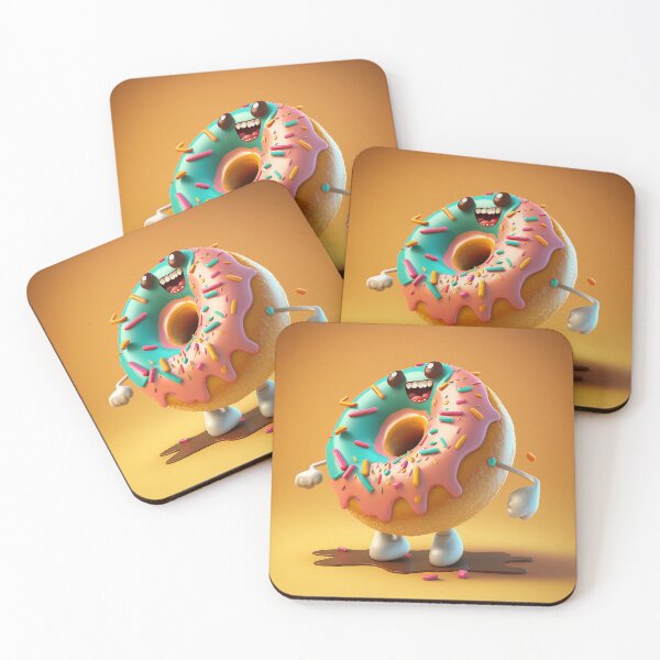 Artikelvorschau, Cartoon Donut V3 entworfen und verkauft von GummywormDesign.