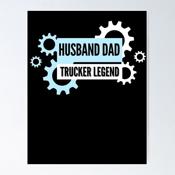 Item preview, Husband Dad Trucker Legend designed and sold by ynsmahop.