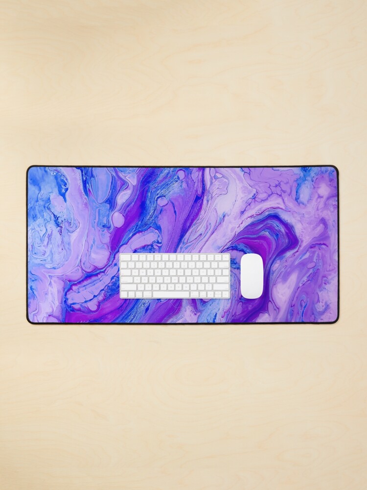 Thumbnail 1 von 5, Mauspad, Lila psychedelische Flüssigkeit designt und verkauft von pASob-dESIGN.