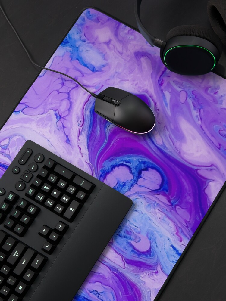Thumbnail 4 von 5, Mauspad, Lila psychedelische Flüssigkeit designt und verkauft von pASob-dESIGN.