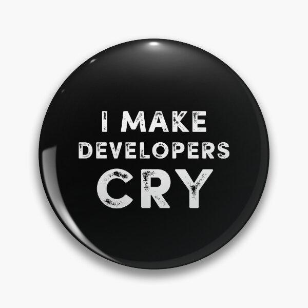 Item preview, QA Guy I Make Developers Cry Funny Gift for Quality Assurance Engineer Software Tester Coder Debugger Programmer Tech Geeks Nerds designed and sold by ArtistryPrint.