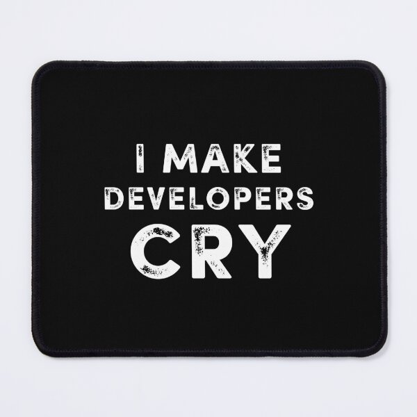 Item preview, QA Guy I Make Developers Cry Funny Gift for Quality Assurance Engineer Software Tester Coder Debugger Programmer Tech Geeks Nerds designed and sold by ArtistryPrint.