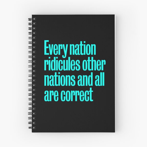Item preview, Every nation ridicules other nations and all are correct. v.7 designed and sold by x1brett.