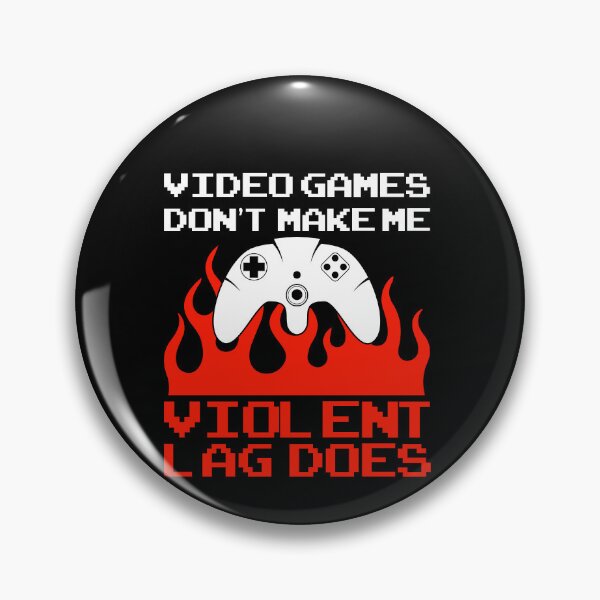 Artikelvorschau, Video Games Don't Make Me Violent Lag Does Gamer entworfen und verkauft von GrumpyDadCo.
