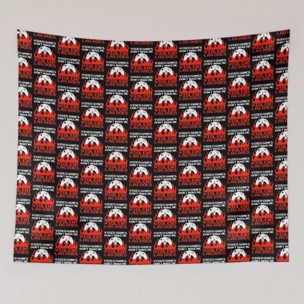 Item preview, Video Games Don't Make Me Violent Lag Does Gamer designed and sold by GrumpyDadCo.