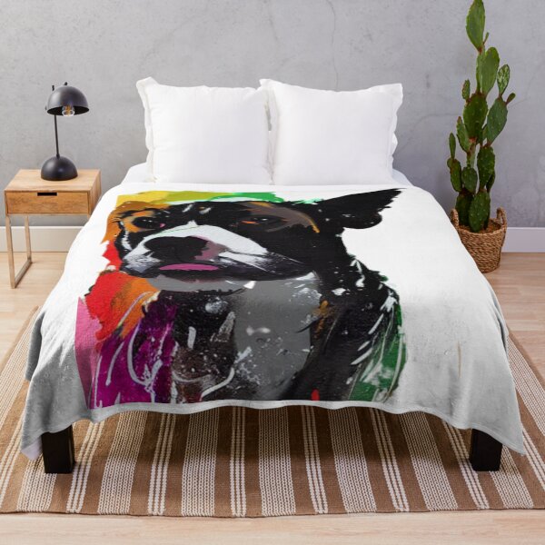 Item preview, Random Splash Colorful Painting of a Dog designed and sold by Gamicnum.