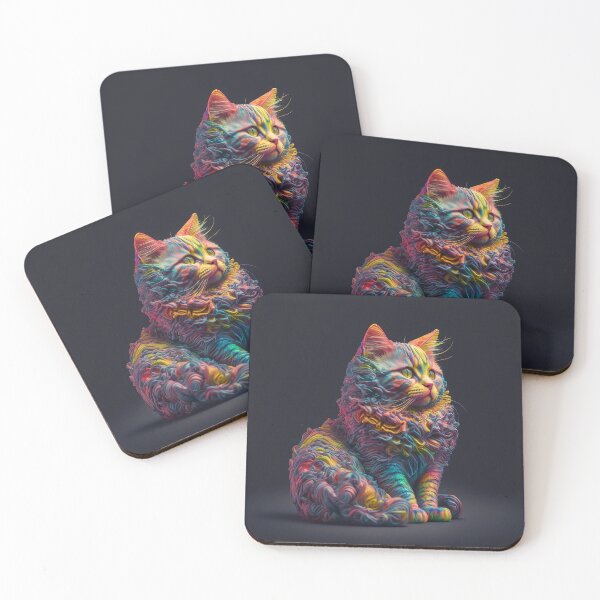 Item preview, Rainbow Icing Cat designed and sold by GummywormDesign.