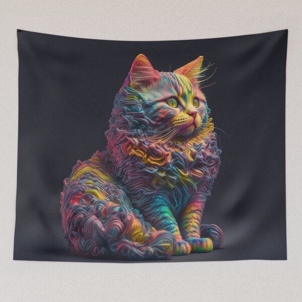 Item preview, Rainbow Icing Cat designed and sold by GummywormDesign.