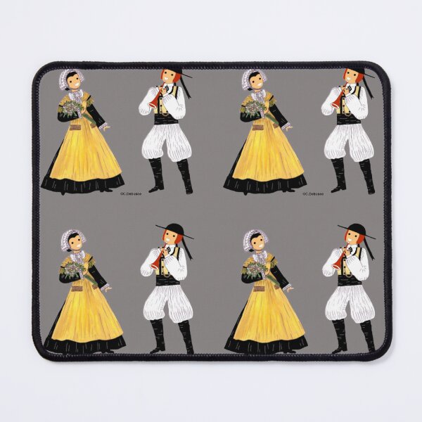 Item preview, AURAY, Brittany, France. Color background designed and sold by Catherine Debusne.