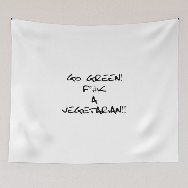 Item preview, Go Green F#*k A Vegetarian ,funny veg ,vegan top  designed and sold by WeGotThat.