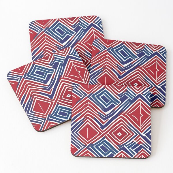 Item preview, Mid Century Modern - red white blue designed and sold by leartset.