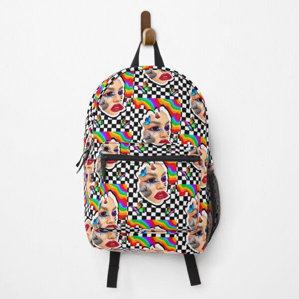 Item preview, Abstract Trippy Checkered Face designed and sold by GirlofRandom.
