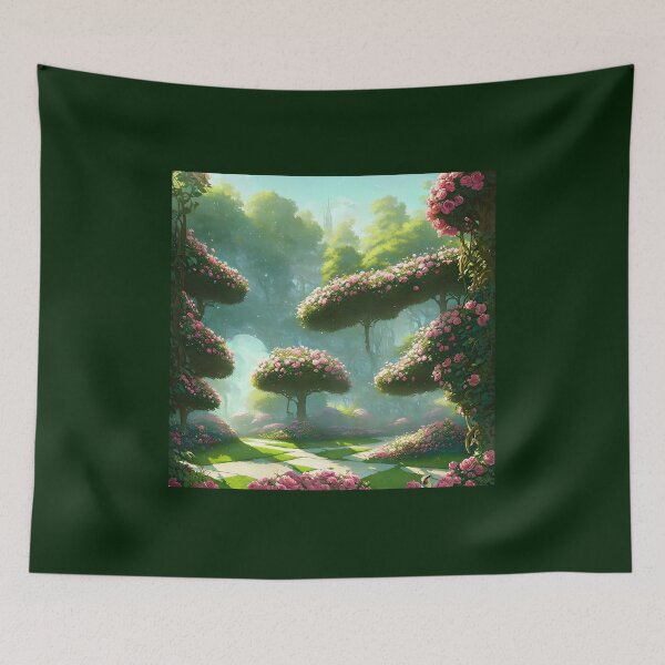 Item preview, Forest of June Roses designed and sold by FamiliarPufferfish.