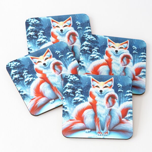Item preview, Yokai Kitsune And Snow #1 designed and sold by cardia1991.