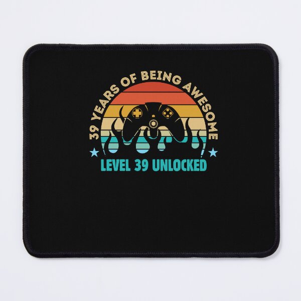 Item preview, 39 Years Of Being Awesome Level 39 Unlocked Gamer designed and sold by GrumpyDadCo.