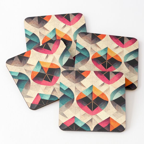 Item preview,  Futuristic Geometric Pattern Wallpaper designed and sold by thisisallahoax.