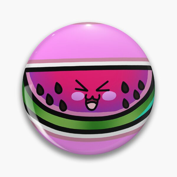 Item preview, 15 watermelon designs with excited faces and pink cheeks designed and sold by kitsuneins.