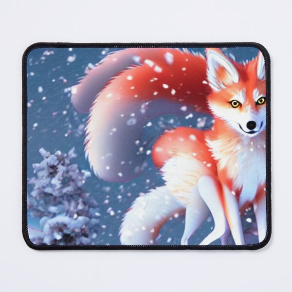 Item preview, Yokai Kitsune And Snow#3 designed and sold by cardia1991.