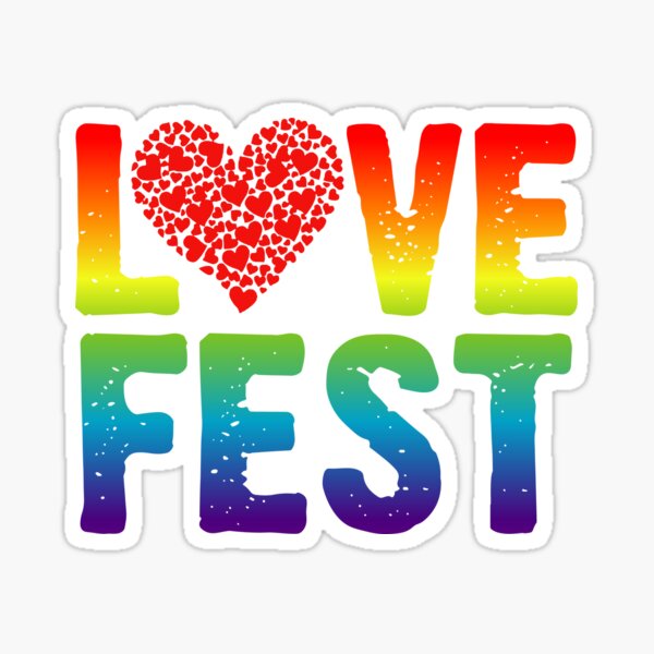 LOVE FEST Sticker