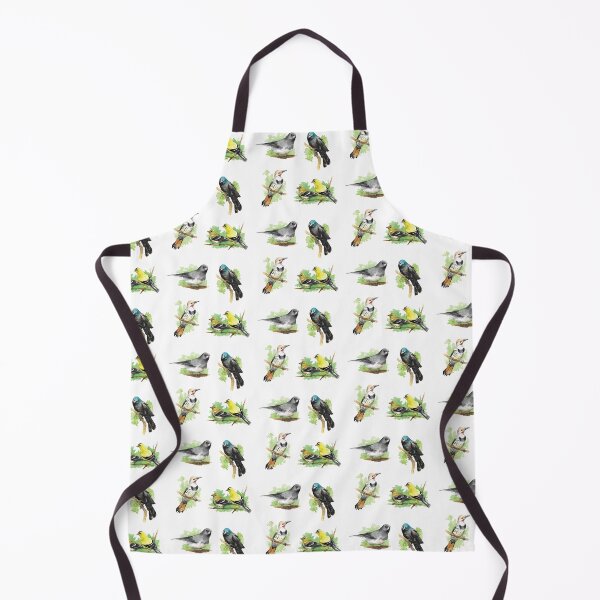 Item preview, Watercolor North American Backyard Birds Pack - Dark-Eyed Junco, Common Grackle, Northern Flicker, and a pair of Goldfinches designed and sold by BlackGoatPrints.