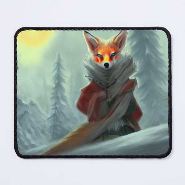 Item preview, Yokai Kitsune And Snow #4 designed and sold by cardia1991.