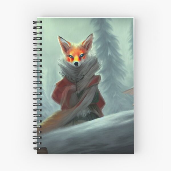Item preview,  Yokai Kitsune And Snow #4 designed and sold by cardia1991.