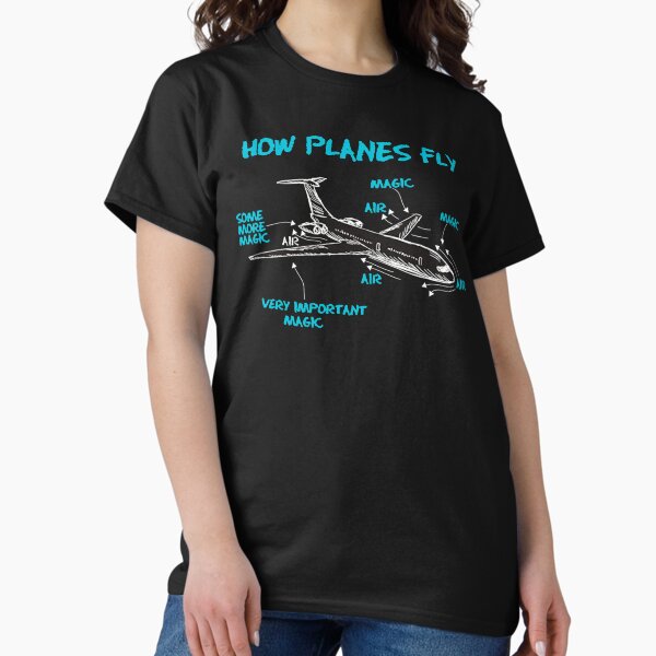 Vista previa del artículo con la obra «Funny Engineering T Shirts Regalos-How Plane Fly para Mujeres Hombres», diseñado y vendido por Anna0908.