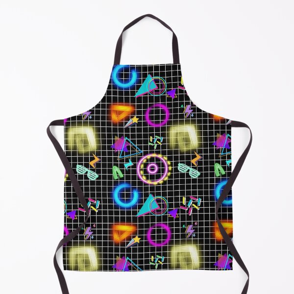 Item preview, Geometric Shapes Vintage | 80s Retro Grid Neon | Purple Neon designed and sold by SchlossInspire.