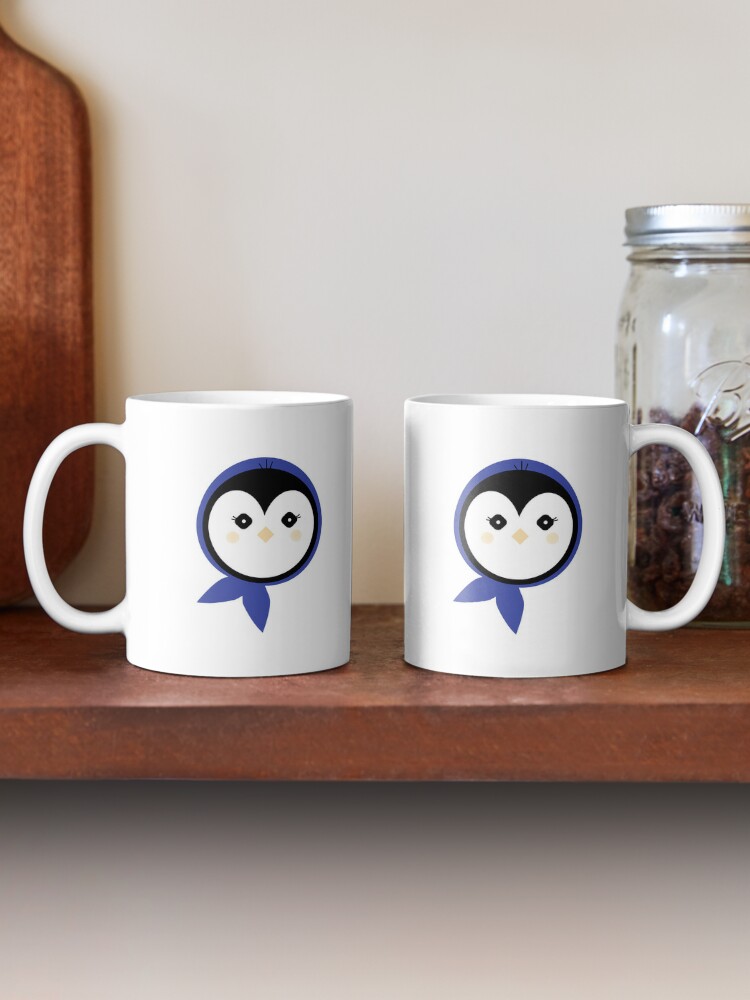 Penguin Mug - Blue Scarf