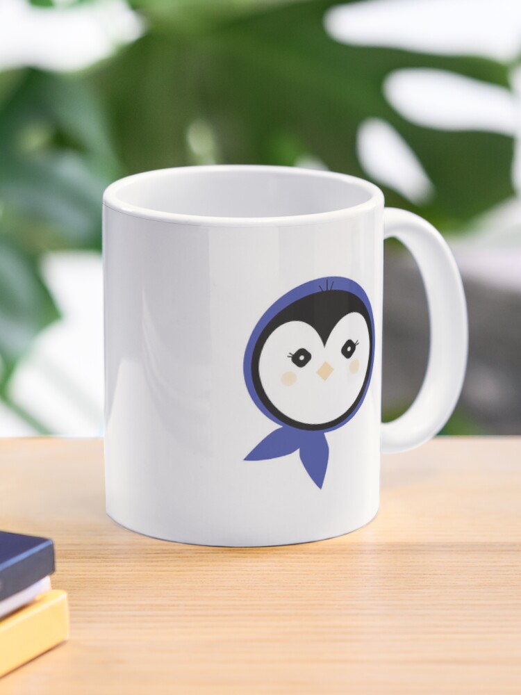 Penguin Mug - Blue Scarf