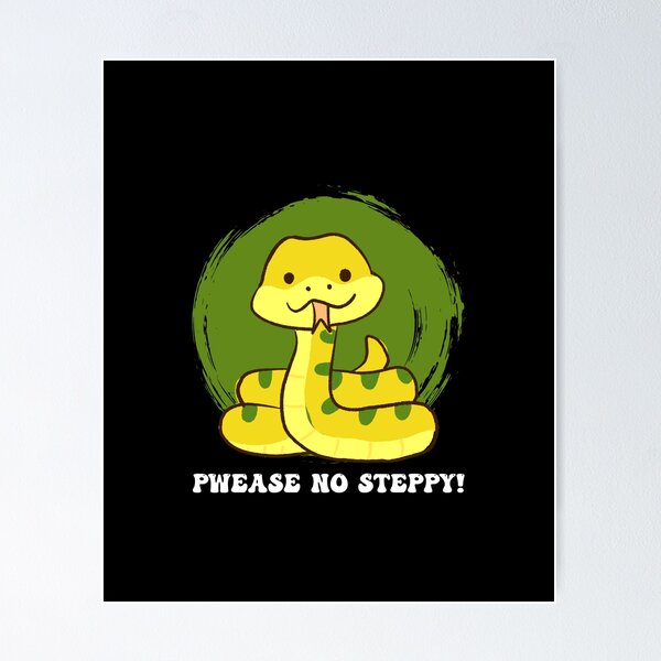 G128 5 Pack: No Step on Snek Cute Cartoon Flag