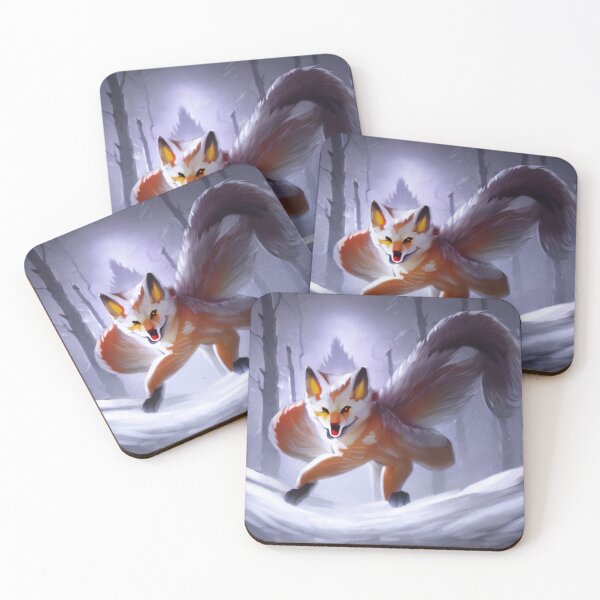 Item preview,  Yokai Kitsune And Snow #5 designed and sold by cardia1991.