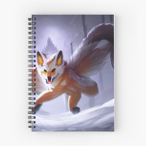 Item preview,  Yokai Kitsune And Snow #5 designed and sold by cardia1991.