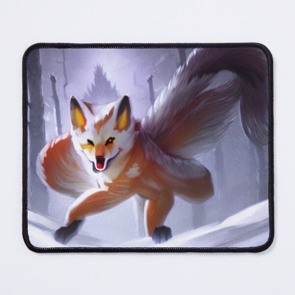 Item preview, Yokai Kitsune And Snow #5 designed and sold by cardia1991.