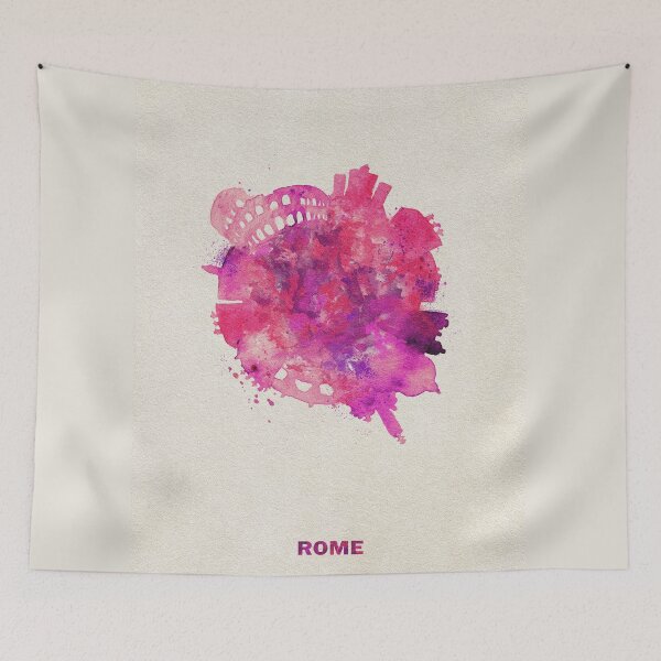 Item preview, Rome, Italy Skyround Art / Circular Panoramic Skyline Painting designed and sold by A Deniz Akerman.