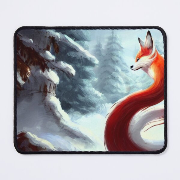 Item preview, Yokai Kitsune And Snow #6 designed and sold by cardia1991.