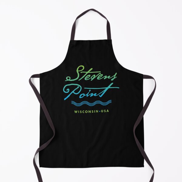 Item preview, Stevens Point Wisconsin Typographic River Design designed and sold by Futurebeachbum.
