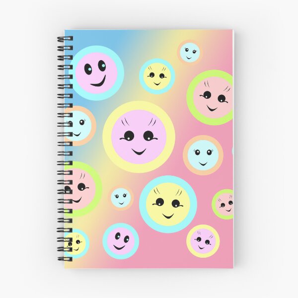 Item preview, Happy faces in pastel designed and sold by MarionsArt.