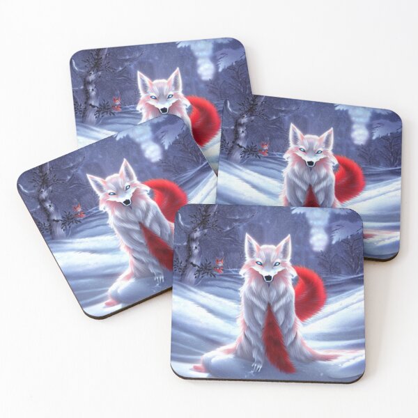 Item preview,  Yokai Kitsune And Snow #7 designed and sold by cardia1991.