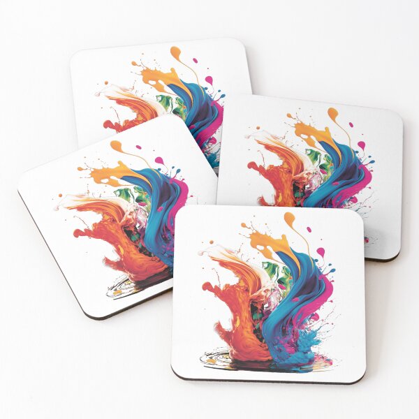 Item preview, Cool Watercolor Art-Splash Of Colors designed and sold by letsgetinspired.