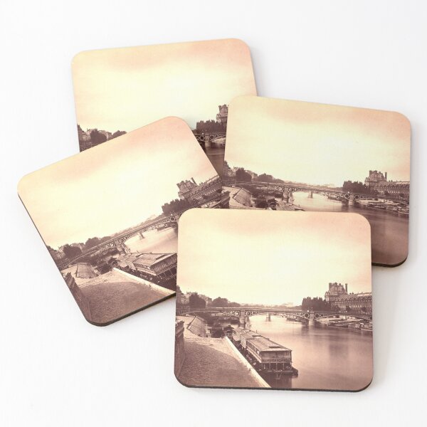 Item preview, The Pont du Carrousel, Paris: View to the West from the Pont des Arts, 1856-1858 (Remastered) designed and sold by ScenesOfThePast.